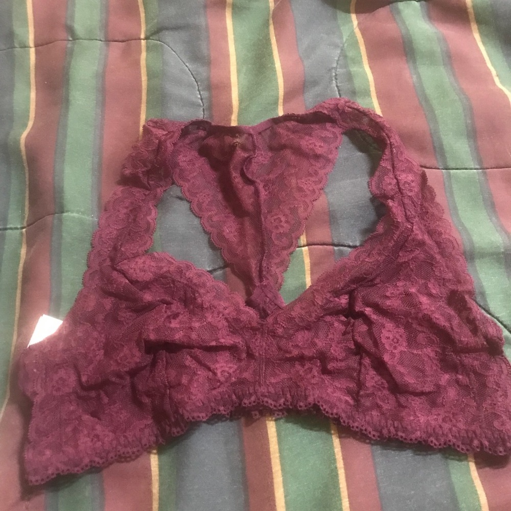 VS Lace Plunge Bralette